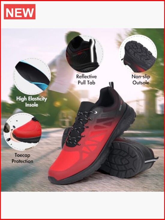 Men\'s Plus Size Trail Running Shoes - Water Resistant Hiking Sneakers 13-19 main image 5